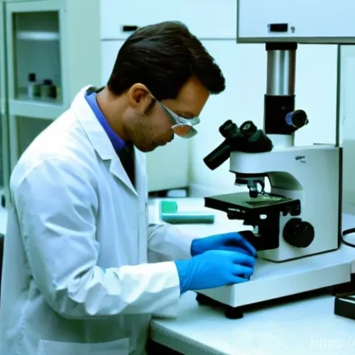 Home 22 임상병리사와 병리 실험 표준 절차 - **Prompt 1: The Meticulous Craft of Pathological Specimen Preparation**
"A clinical laboratory t...