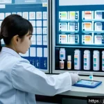 임상병리사와 관련된 법률 정보 - A modern clinical laboratory scene featuring a Japanese clinical laboratory technician in profession...
